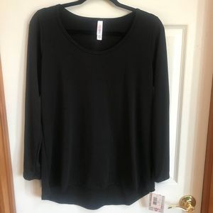 3XL Noir Collection Black Lynnae Lularoe Shirt